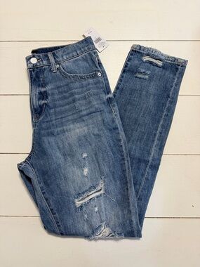 Buckle Black Mom Jeans